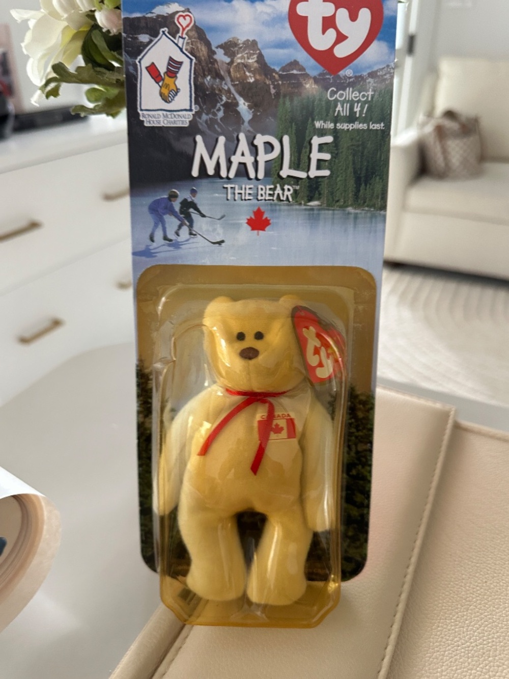 Beanie baby Maple tiny